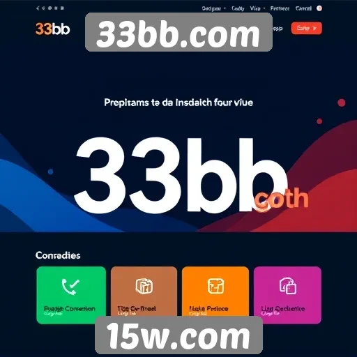 Análise da interface do usuário do 33bb.com